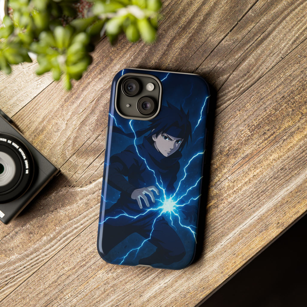 Anime Lightning Phone Case for Sasuke Fans