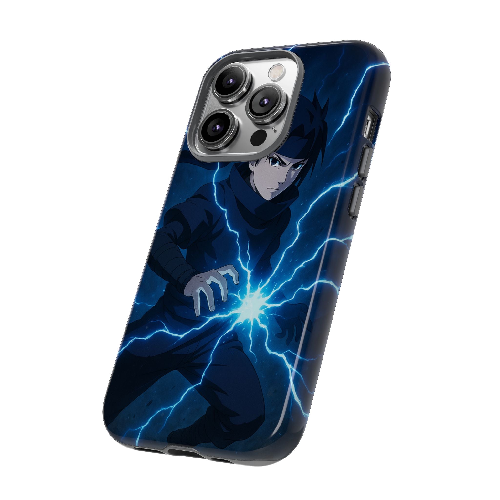 Anime Lightning Phone Case for Sasuke Fans