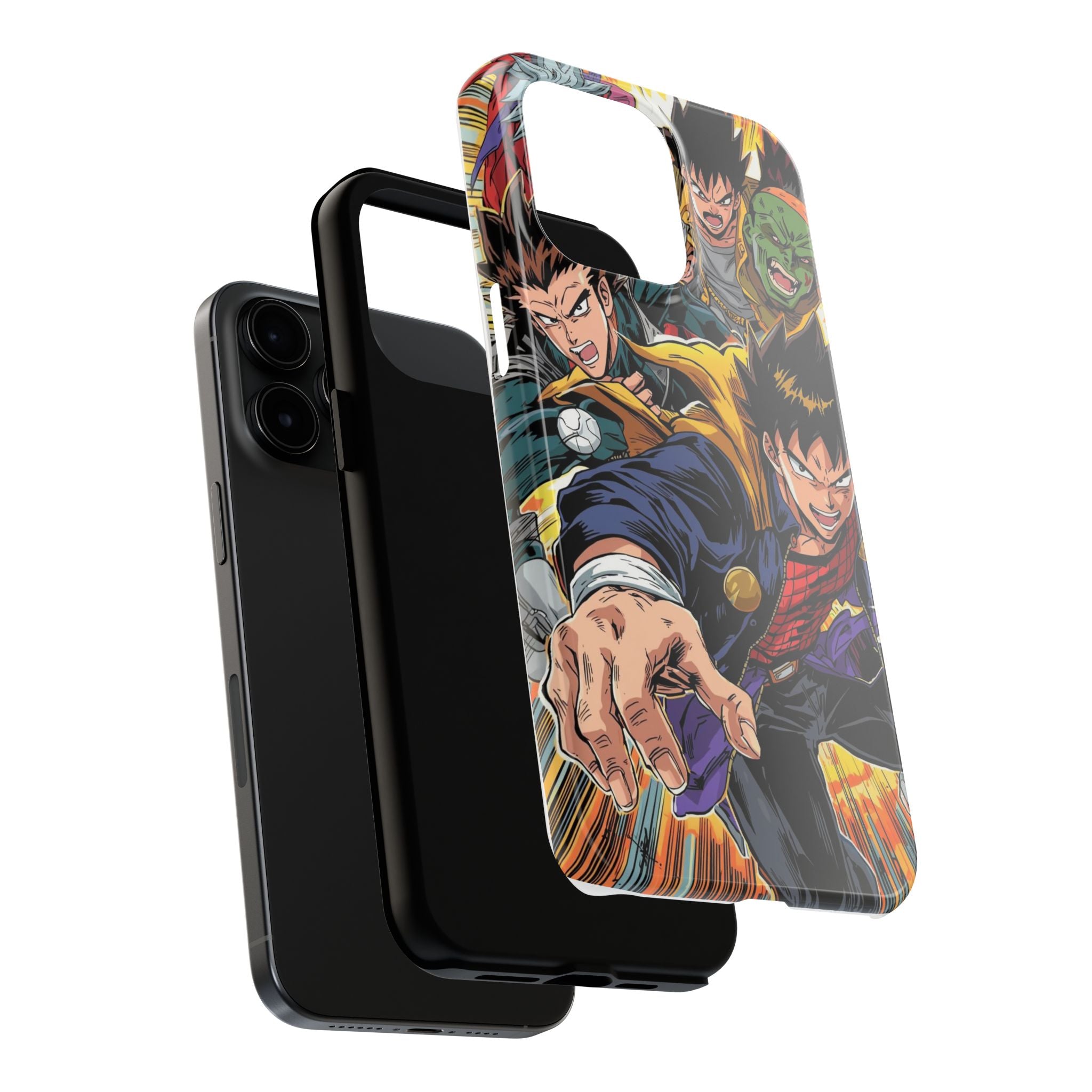 Anime Heroes Tough Phone Case – Durable Protection with Epic Designs