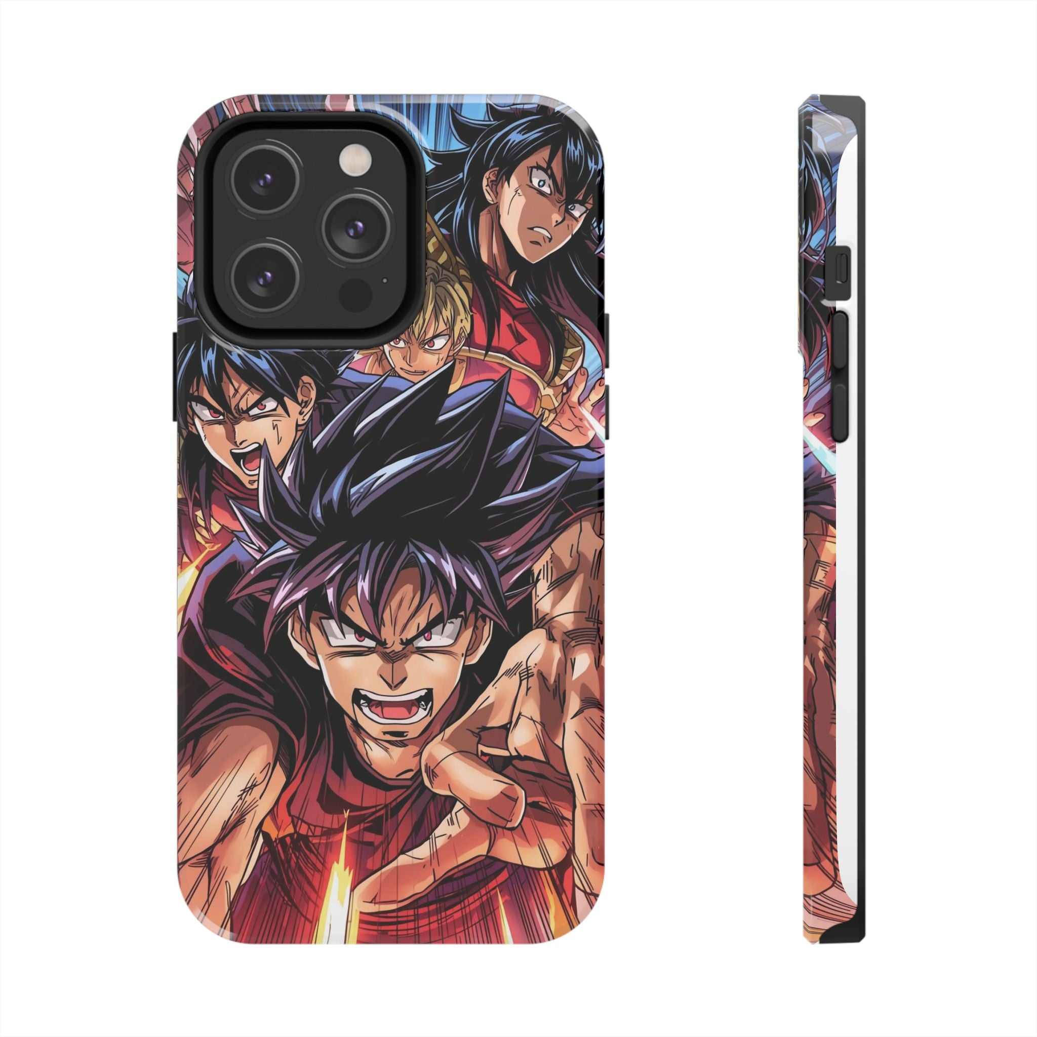 Anime Action Tough Phone Case for Gamers & Fans