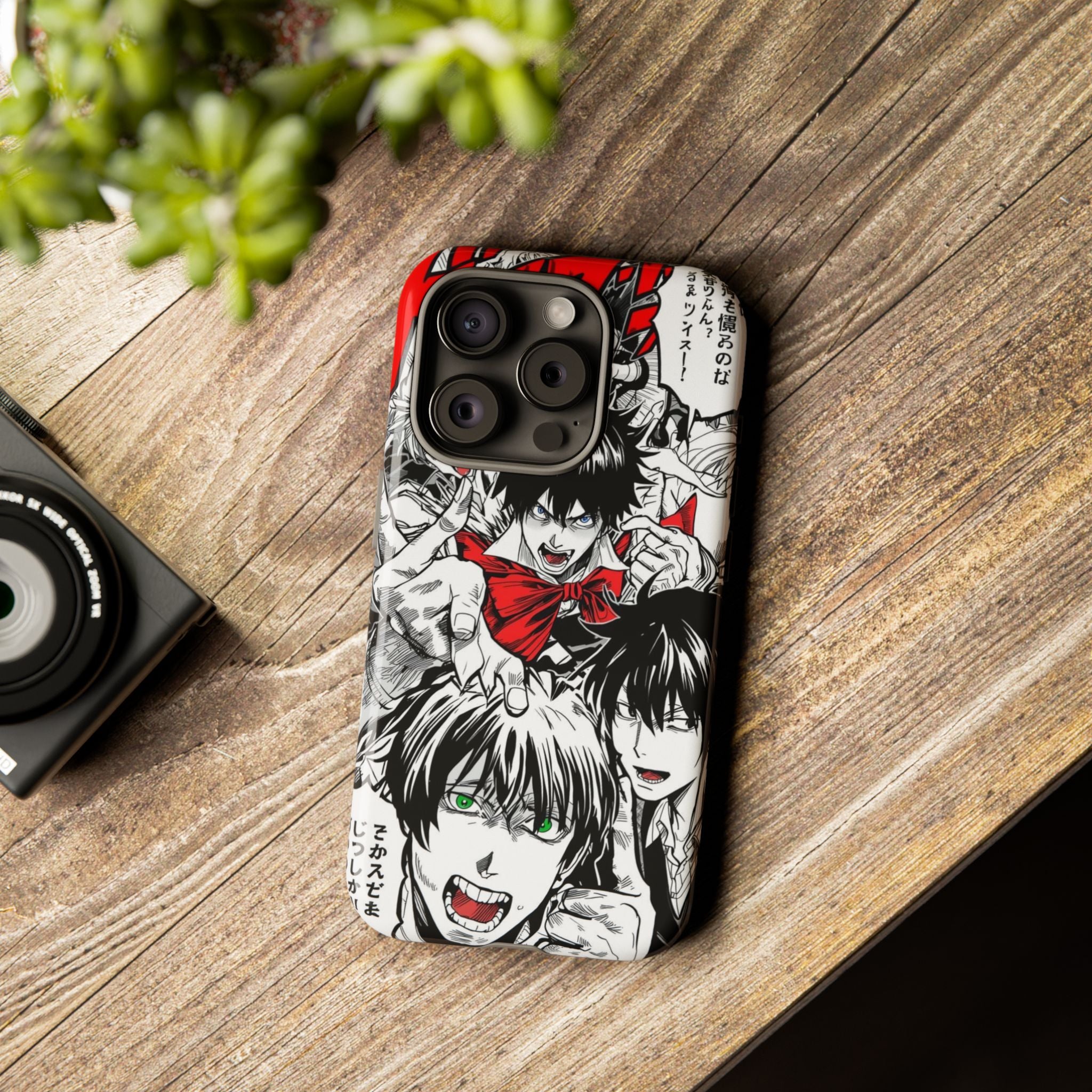 Anime Tough Phone Case with Bold Graphics