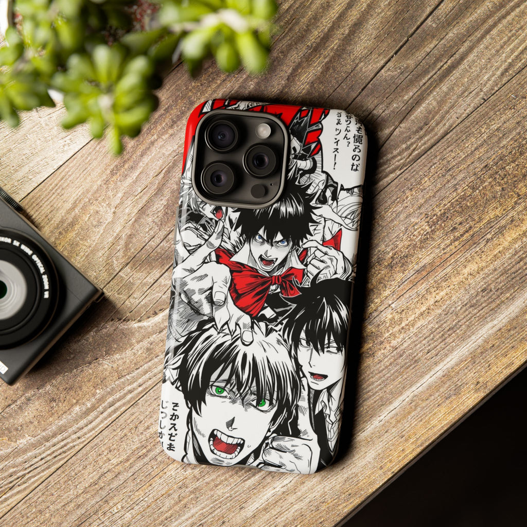 Anime Tough Phone Case with Bold Graphics