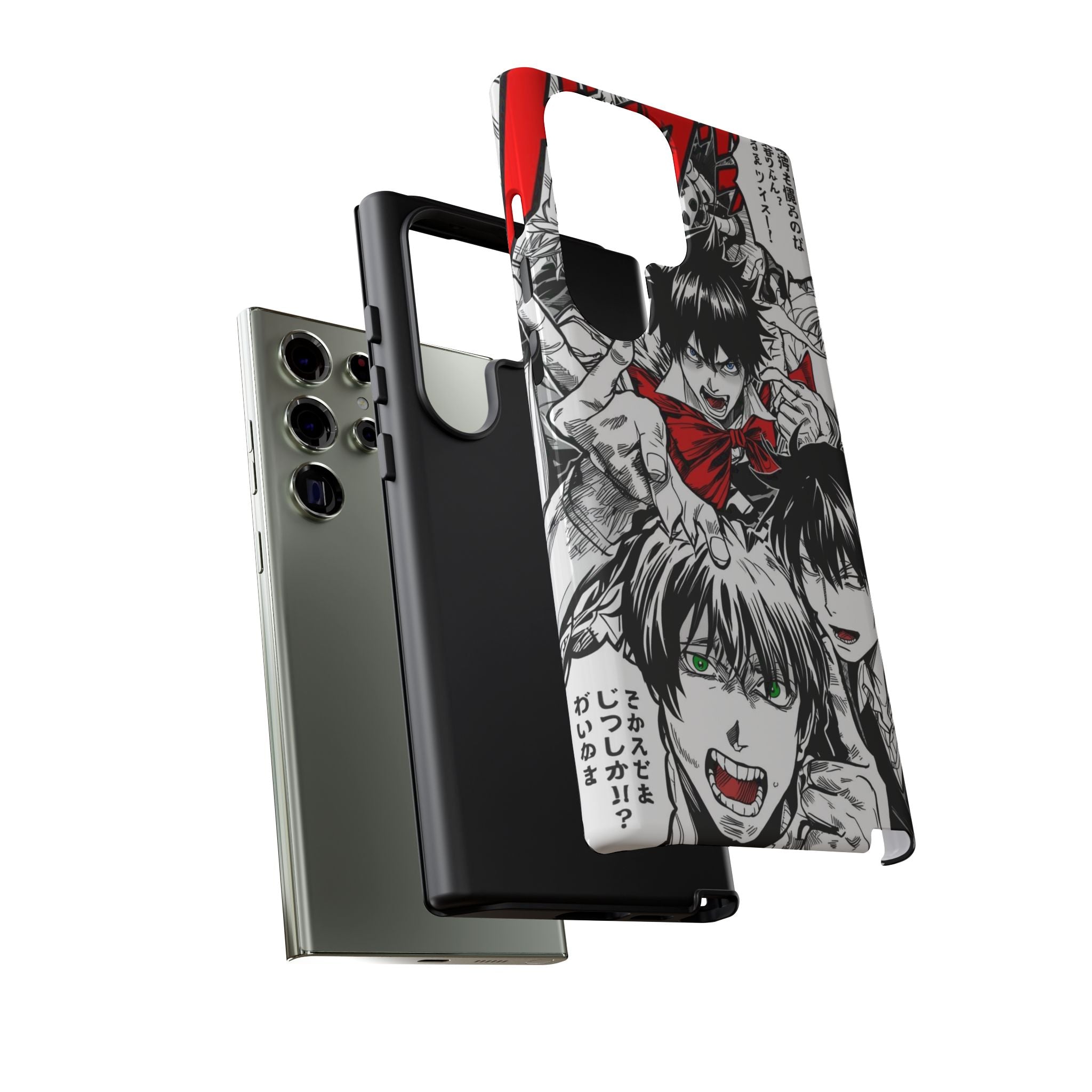 Anime Tough Phone Case with Bold Graphics