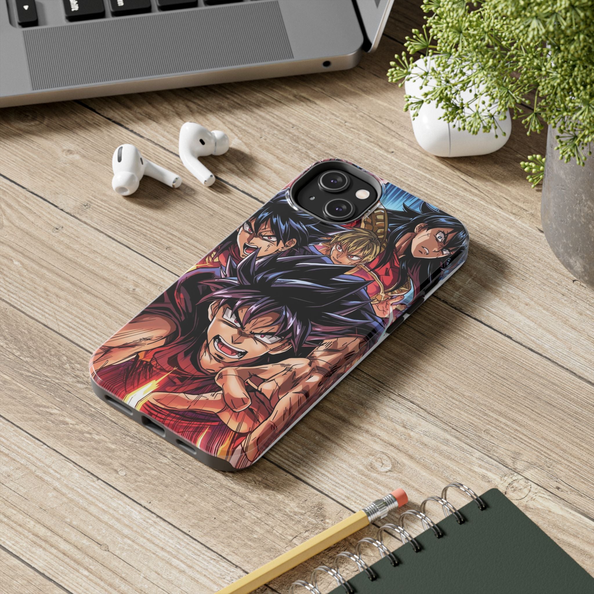 Anime Action Tough Phone Case for Gamers & Fans