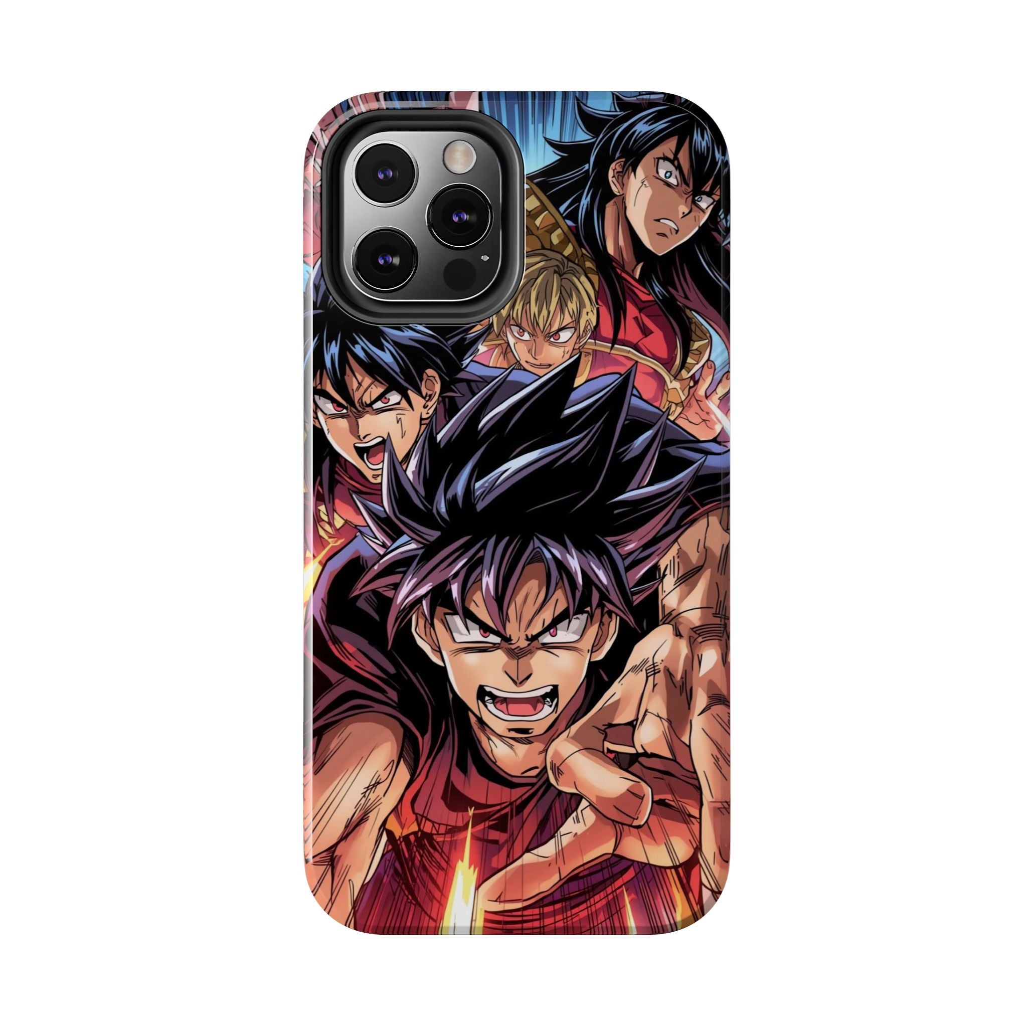 Anime Action Tough Phone Case for Gamers & Fans