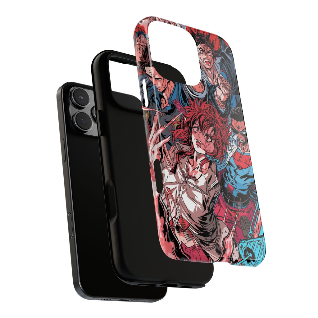 Anime-Inspired Tough Phone Case with Bold Characters