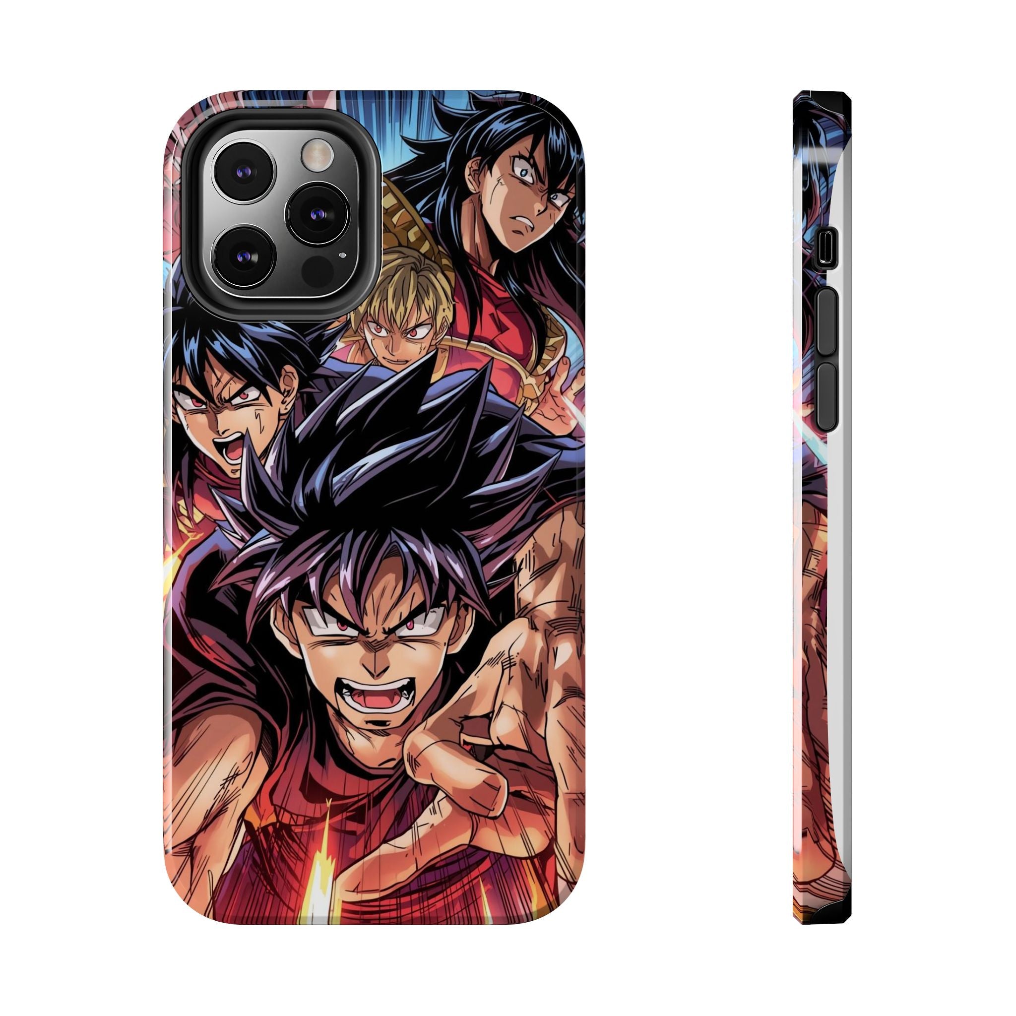 Anime Action Tough Phone Case for Gamers & Fans