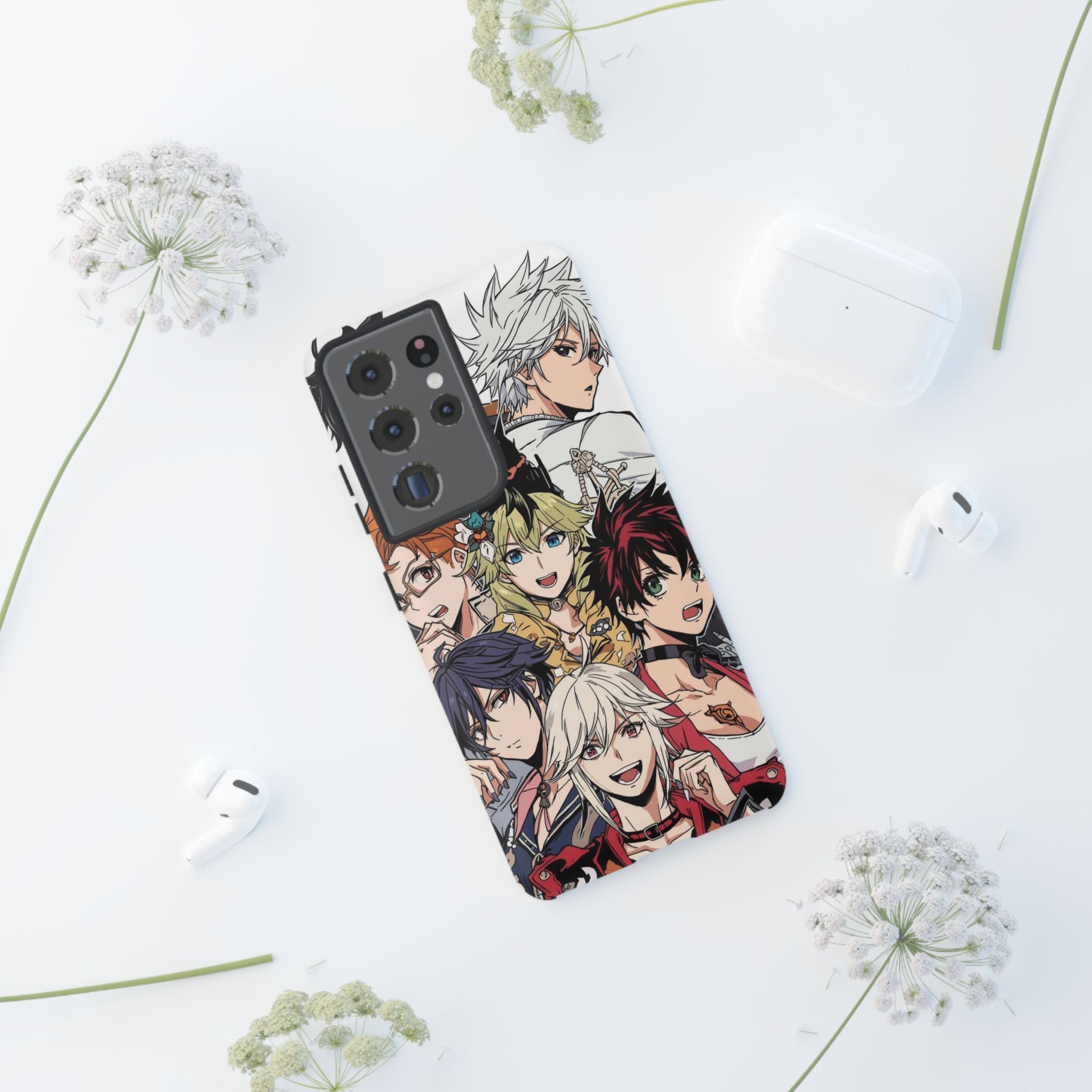 Anime Characters Tough Phone Case