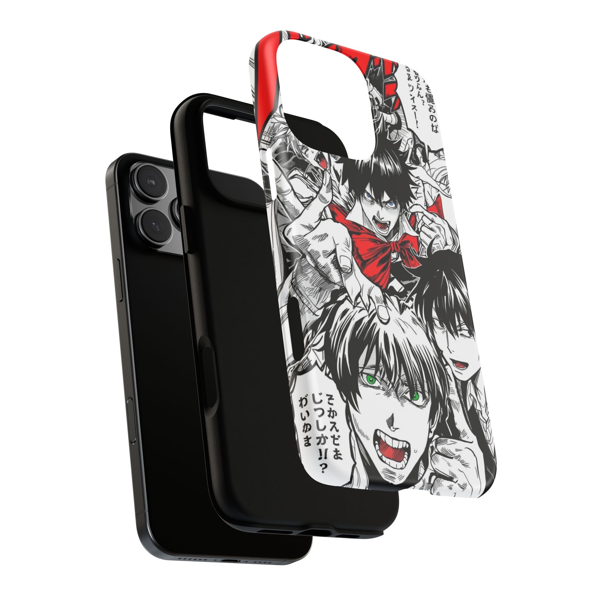 Anime Tough Phone Case with Bold Graphics