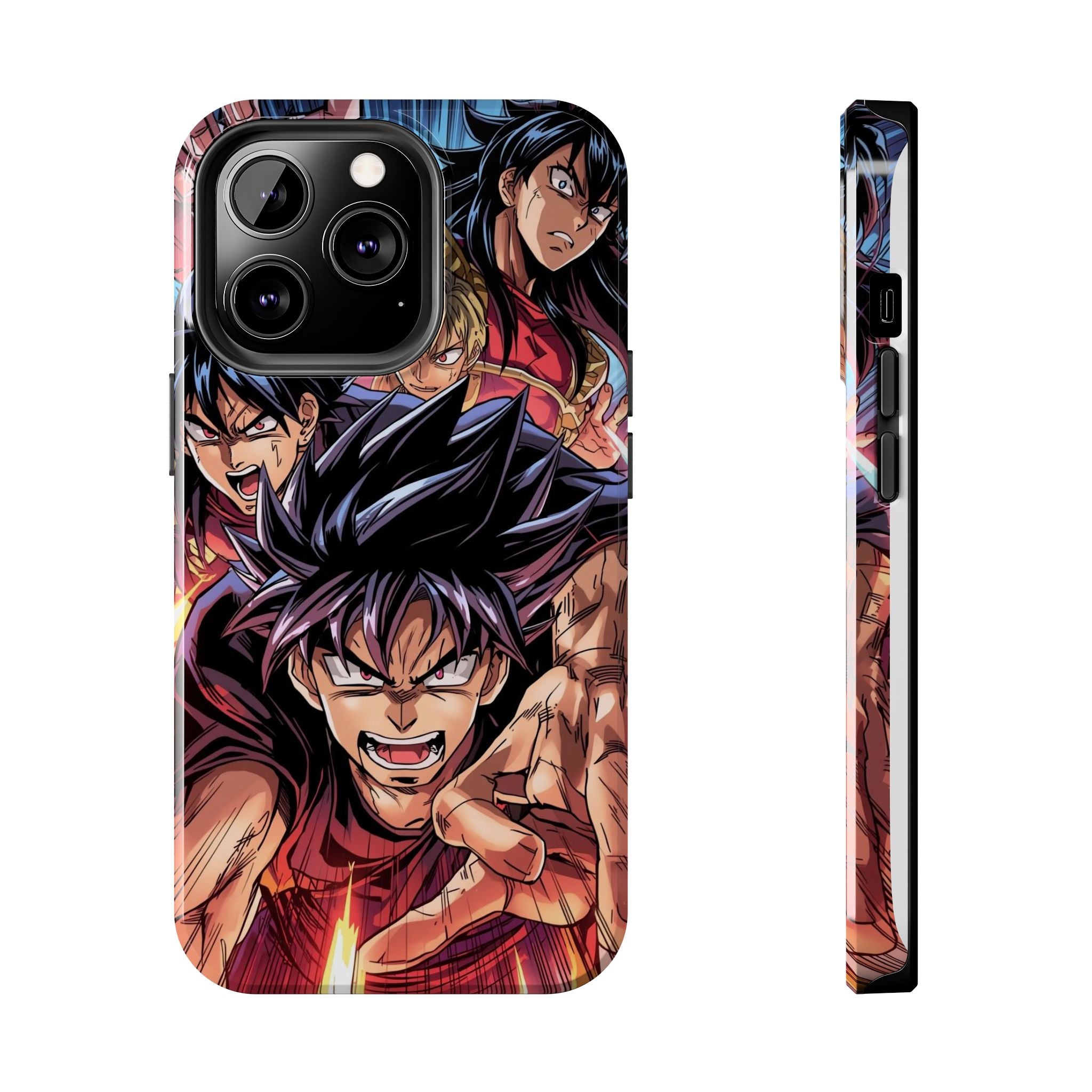 Anime Action Tough Phone Case for Gamers & Fans