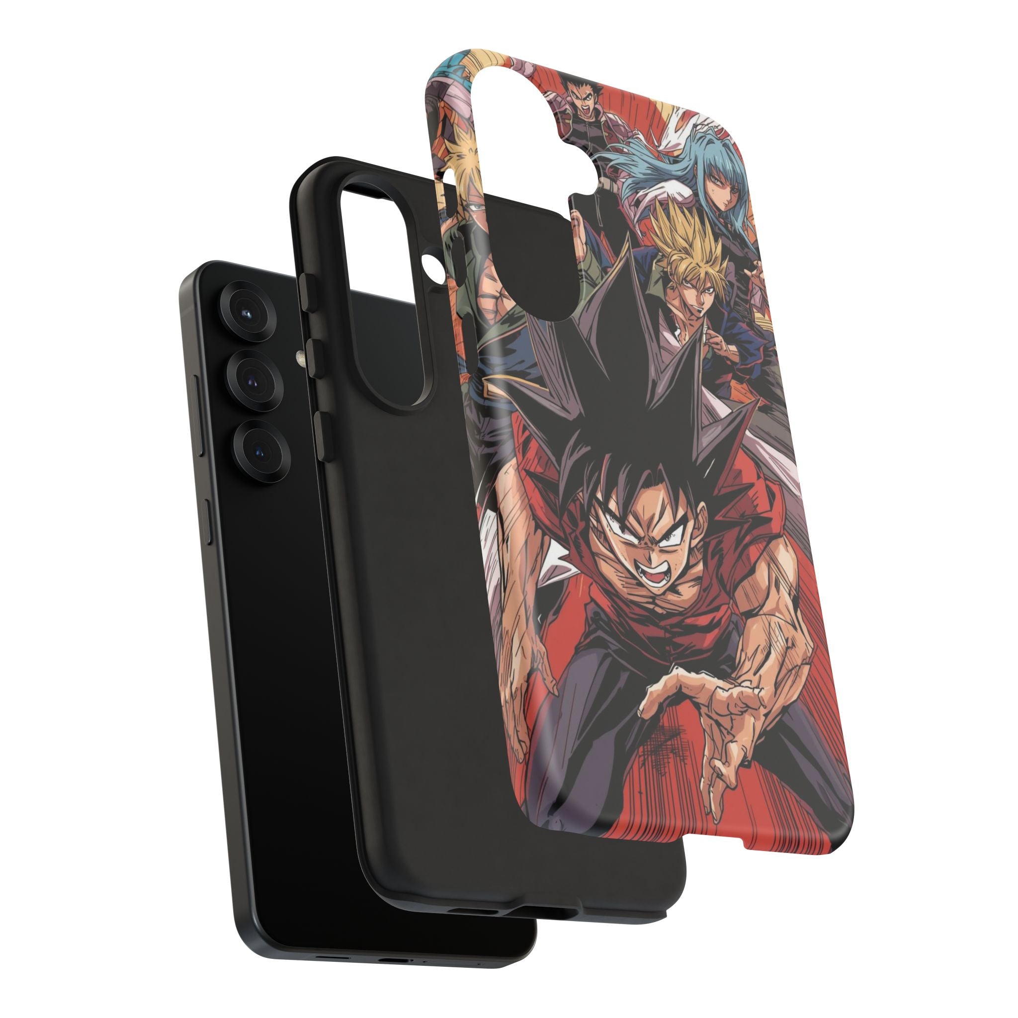 Anime Tough Case for Samsung Galaxy - Fierce Hero Design